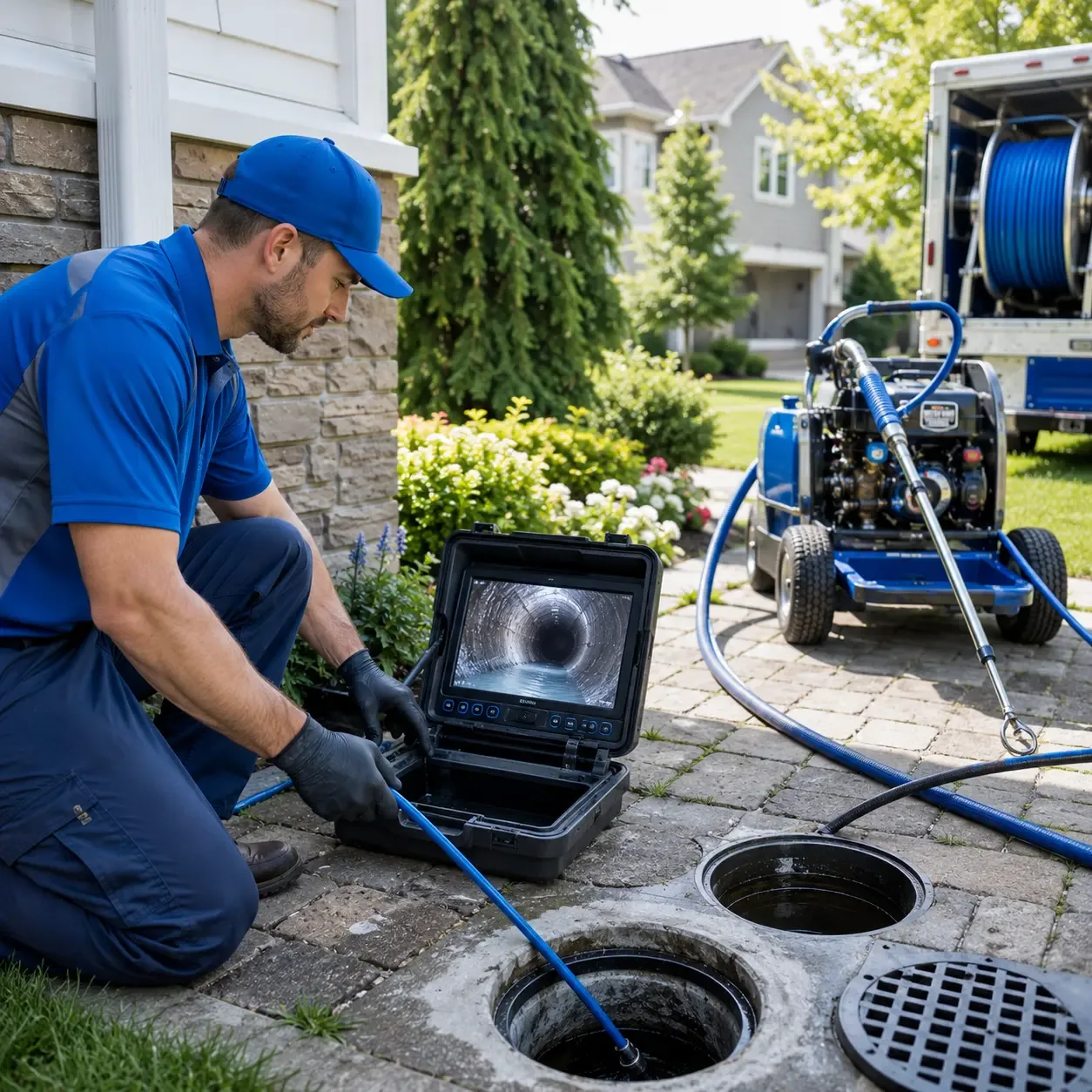 Outdoor drain cleaning professionals serving Cumby, TX
